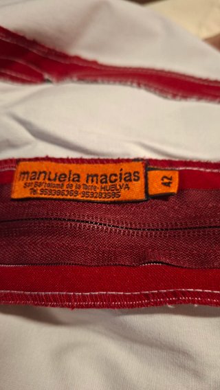 "FALDA FLAMENCA O ROCIERA CON CAMISA"