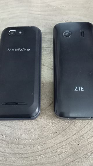 2 Telemóveis Mobiwire + ZTE Preto