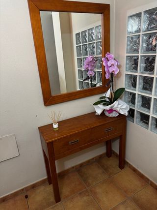 Mueble entrada y espejo