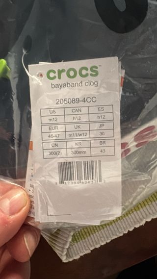 Crocs Bayaband Clogs Azul Talla 46/12
