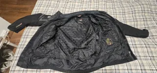 Chaqueta Moto Garibaldi Negra y Gris