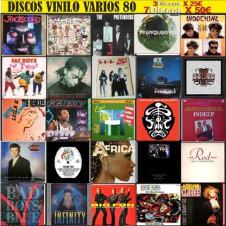 Lote Vinilos 80s Variados