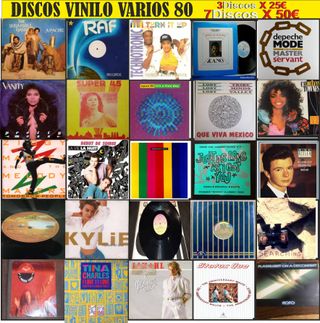 Lote Vinilos 80s Variados