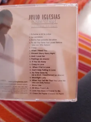 Julio Iglesias Love Songs Canciones de Amor CD