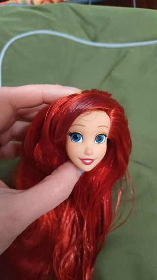 Cabeza Barbie Ariel Reroot Ariel Disney Holiday