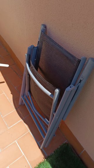 5 Sillas Plegables Terraza