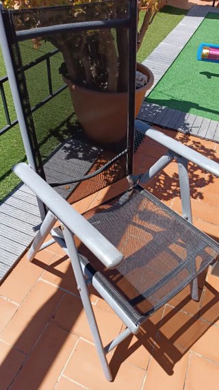 5 Sillas Plegables Terraza