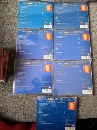 17CD Mozart The Masterworks lote