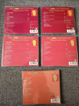 17CD Mozart The Masterworks lote