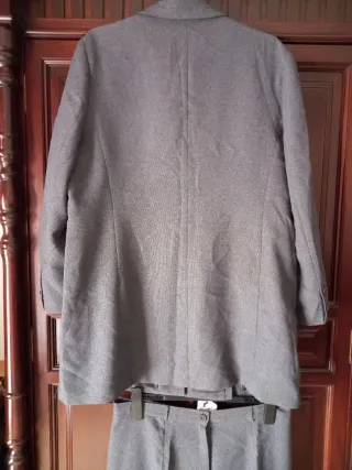 Traje de chaqueta gris