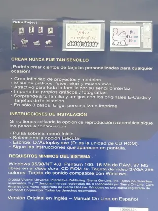 Lote 4 Programas Autoedición, Fotográfico para PC