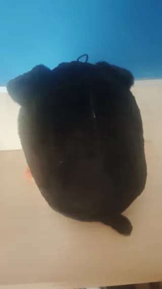 Peluche Perro Negro y Fuego