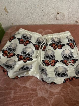Bañador hombre calavera mariposa