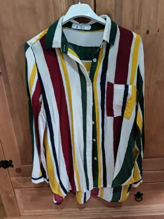 Camisa de rayas Ta F talla L