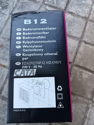 Extractor de Baños CATA B12 sin abrir. Nuevo