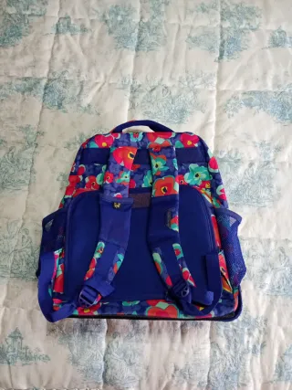 Mochila Totto floral con base rígida