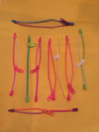 Doce Pulseras Cremallera Niñ@s son doce