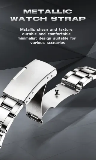 Reloj TIMEARTX Hombre Negro y Plateado