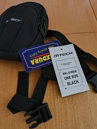Mochila Pernera MTECH Negra Moto/Bici