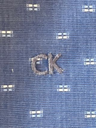 Camisa Calvin Klein azul estampado Talla 43