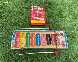 Xilófono Antiguo 7 Notas Colores