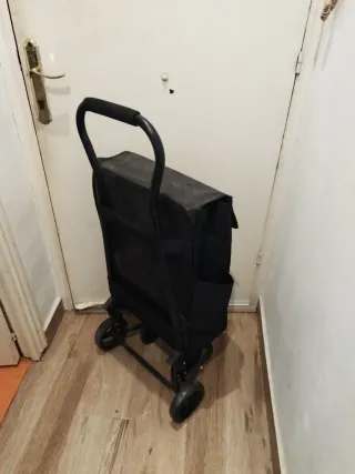 Carro de la compra negro