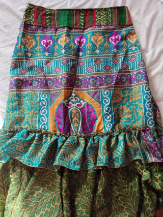 Falda canastera romería talla única