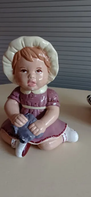 Figuras Bebés Cerámica Decorativa