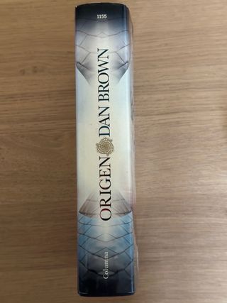 Libro Origen de Dan Brown. Català