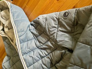 Anorak EDC Esprit azul grisáceo con capucha