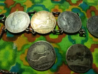 Lote monedas plata antiguas