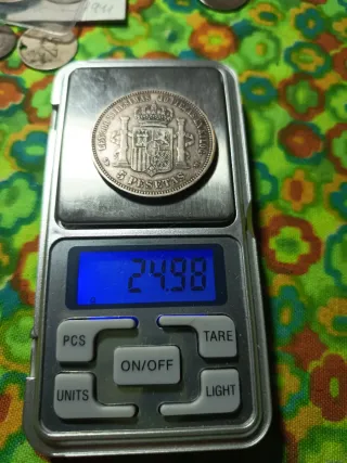 Lote monedas plata antiguas