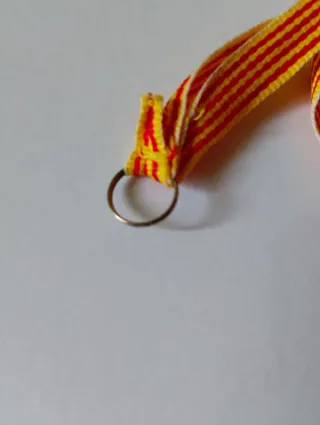 Cinta de medalla – colores de Catalunya (lanyard)