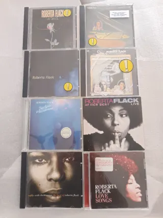 Lote 8 CDs Roberta Flack R&B Soul
