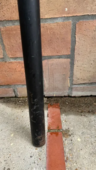 Cabecero Antiguo Hierro Forjado Negro/Dorado