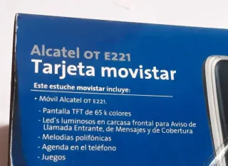 ALCATEL OT E221  NUEVO a estrenar ( Leer ** )