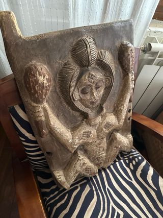 Puerta africana Punu (Gabon) Madera