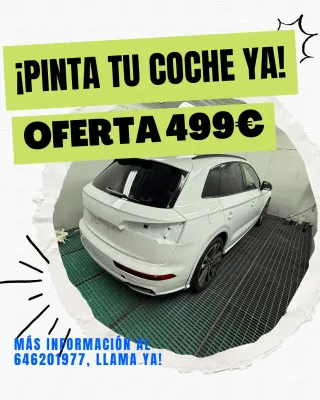 ¡Pinta tu coche ya! Oferta desde 499€