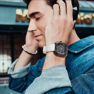 Reloj Timeartx Hombre Negro y Blanco