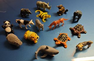 Lotto 15 Animali Giocattolo Foresta Savana