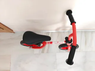 Bicicleta Minibike Molto Roja y Blanca