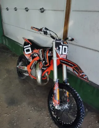 KTM Motocross Negra/Naranja