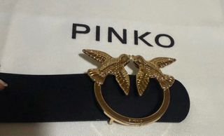 Bolso Pinko Love Bag Negro con Cinturón