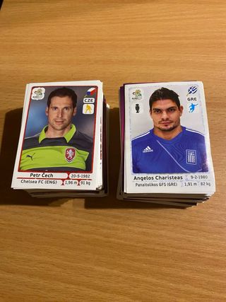 Cromos Eurocopa 2012 - Petr Cech y Charisteas