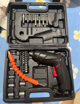 Destornillador eléctrico 47pcs inalámbrico kit