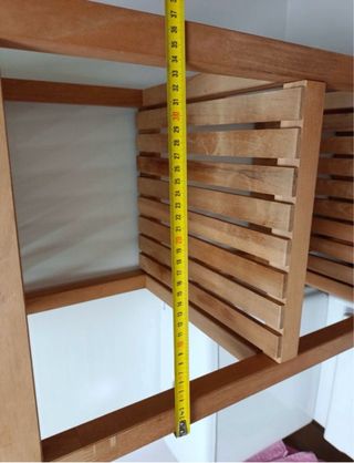 Estantería de madera 3 baldas