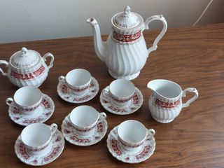 Juego de café de porcelana Myott de Staffordshire