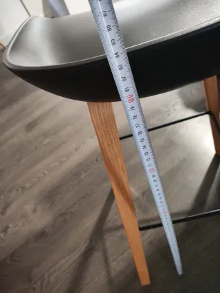 Taburetes Maisons du Monde Madera y Plástico
