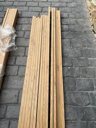 Listones MDF Roble Natural 22x70x275