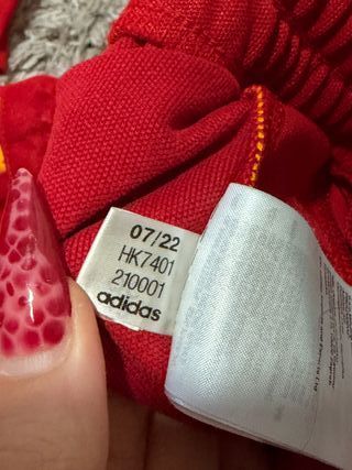 Chándal Adidas Rojo y Dorado